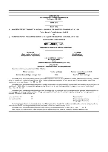 Vorschaubild Innovex International 10-Q Quartalsbericht 2019 