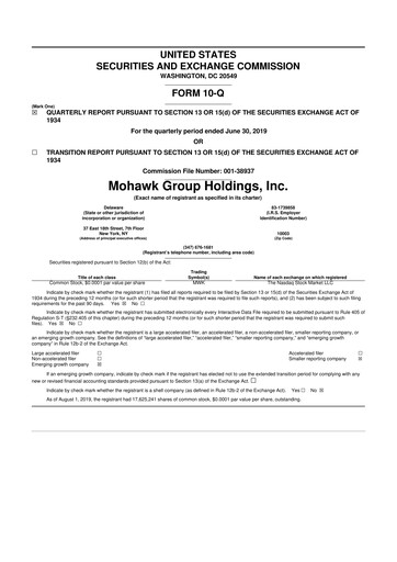 Miniature Aterian 10-Q Rapport trimestriel 2019 