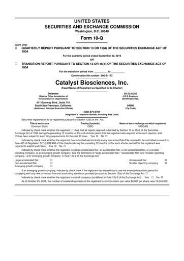 Vorschaubild Gyre Therapeutics 10-Q Quartalsbericht  