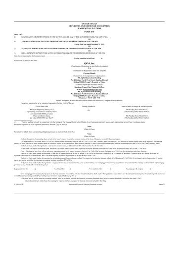 Thumbnail iQIYI 20-F Annual Report 2019