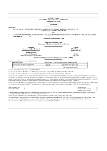 Thumbnail LM Funding America 10-K Annual Report 2019