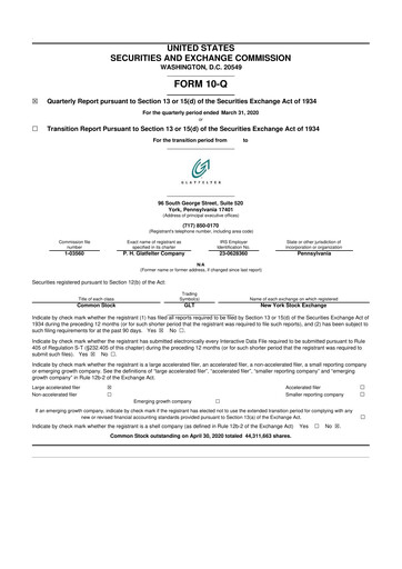 Thumbnail Magnera 10-Q Quarterly Report FY2020 