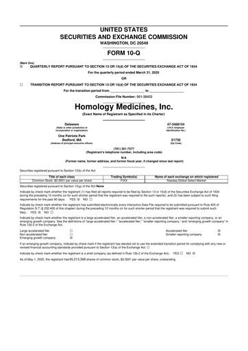 Vorschaubild Q32 Bio 10-Q Quartalsbericht 2020 