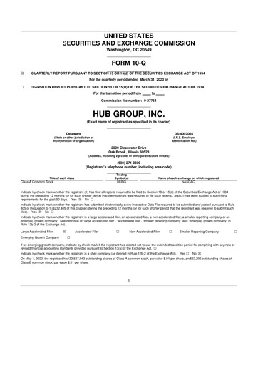 Thumbnail Hub Group
 10-Q Quarterly Report FY2020 