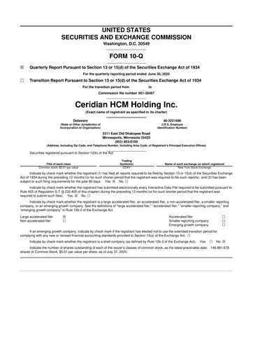 Thumbnail Dayforce 10-Q Quarterly Report FY2020 