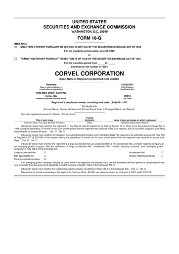 Thumbnail CorVel Corporation
 10-Q Quarterly Report FY2021 