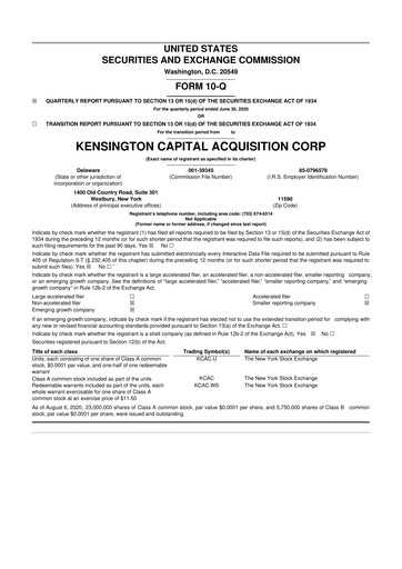 Thumbnail QuantumScape 10-Q Quarterly Report FY2020 