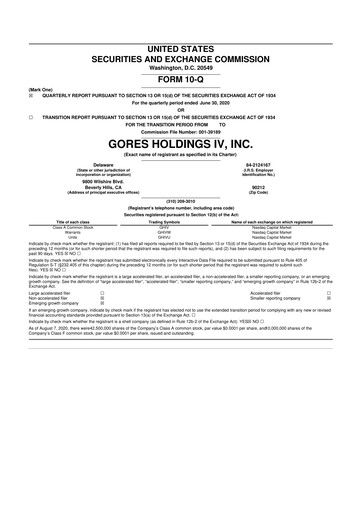 Thumbnail UWM Holdings
 10-Q Quarterly Report FY2020 