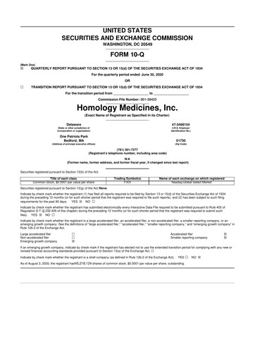 Vorschaubild Q32 Bio 10-Q Quartalsbericht 2020 