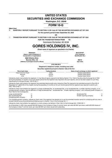 Thumbnail UWM Holdings
 10-Q Quarterly Report FY2020 