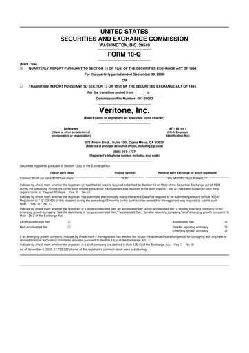 Thumbnail Veritone 10-Q Quarterly Report FY2020 