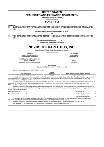 Thumbnail Eledon Pharmaceuticals 10-Q Quarterly Report FY 