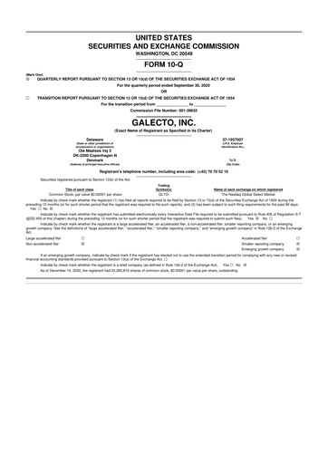 Miniature Damora Therapeutics 10-Q Rapport trimestriel 2020 