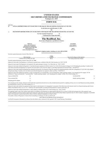 Thumbnail The RealReal
 10-K Annual Report 2020