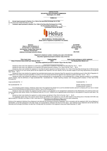 Vorschaubild Solana Company 10-K Jahresbericht 2020