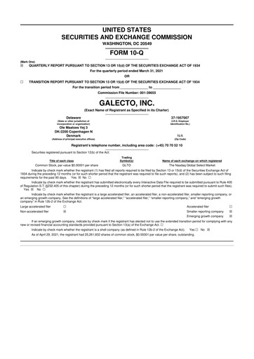 Miniature Damora Therapeutics 10-Q Rapport trimestriel 2021 