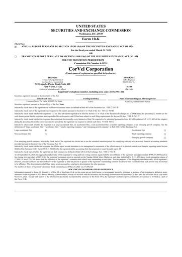Thumbnail CorVel Corporation
 10-K Annual Report 