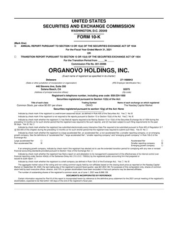 Thumbnail VivoSim Labs 10-K Annual Report 2021