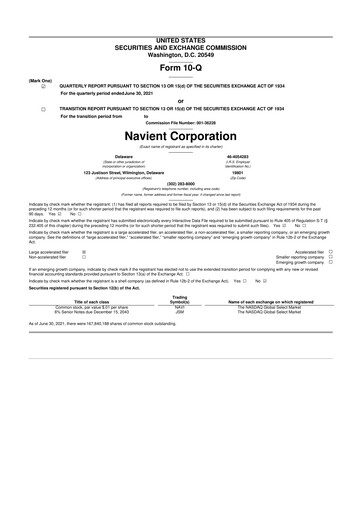 Thumbnail Navient 10-Q Quarterly Report FY2021 