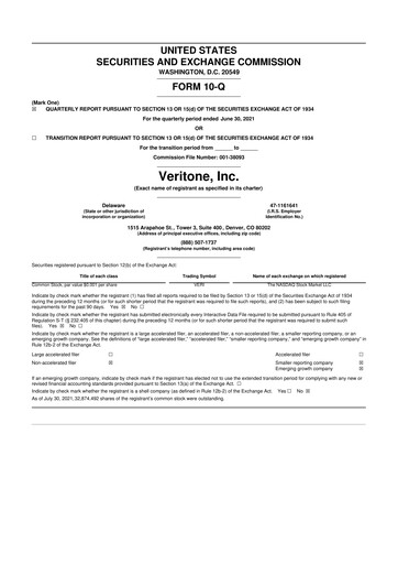 Thumbnail Veritone 10-Q Quarterly Report FY2021 
