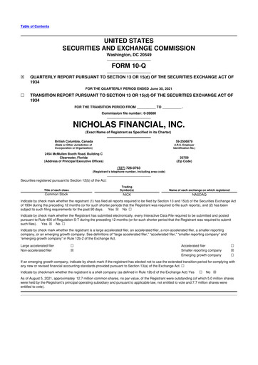 Thumbnail Old Market Capital Corporation 10-Q Quarterly Report FY 