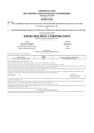 Thumbnail Adeia 10-K Annual Report 2021