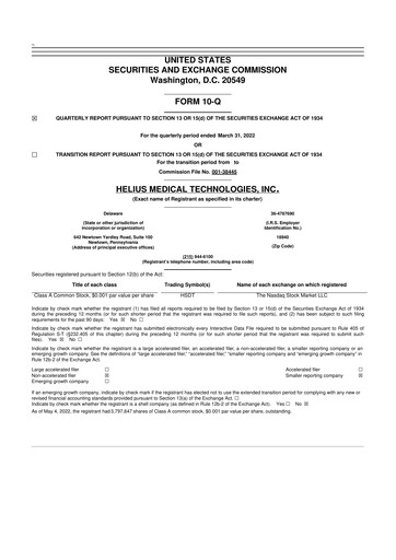 Miniature Solana Company 10-Q Rapport trimestriel 2022 
