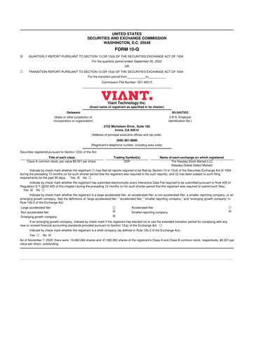 Thumbnail Viant Technology 10-Q Quarterly Report FY 