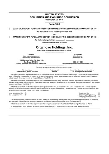 Thumbnail VivoSim Labs 10-Q Quarterly Report FY 