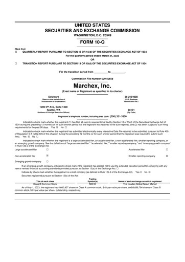 Thumbnail Marchex 10-Q Quarterly Report FY 