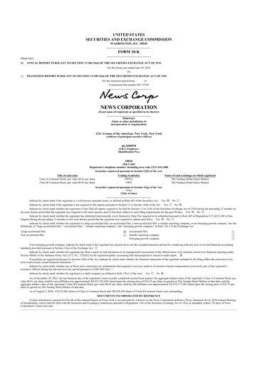 Thumbnail News Corp 10-K Annual Report 2024