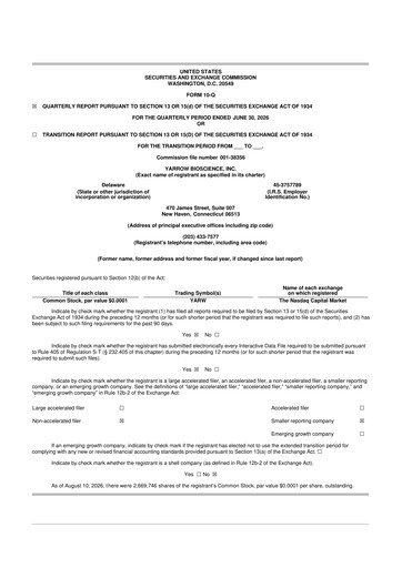 Miniature VYNE Therapeutics 10-Q Rapport trimestriel 2026 
