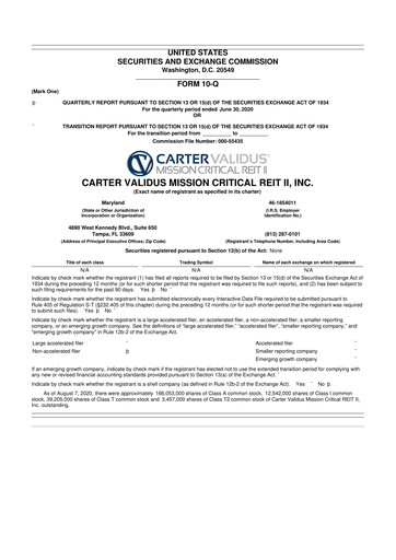 Thumbnail Sila Realty Trust 10-Q Quarterly Report FY2020 