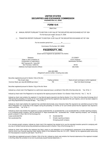 Miniature PagerDuty 10-K Rapport annuel 2026