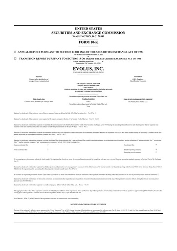 Thumbnail Evolus
 10-K Annual Report 2023