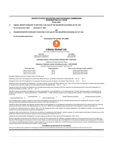 Thumbnail Liberty Global 10-K Annual Report 2025