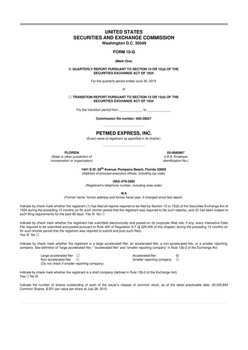 Thumbnail PetMed Express
 10-Q Quarterly Report FY2016 