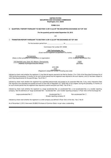 Thumbnail Cantaloupe 10-Q Quarterly Report FY2016 