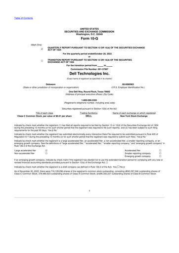 Vorschaubild Dell 10-Q Quartalsbericht 2023 