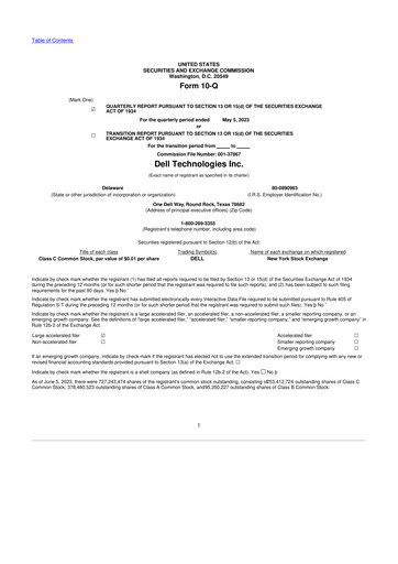 Vorschaubild Dell 10-Q Quartalsbericht 2024 