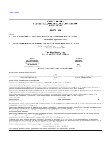 Thumbnail The RealReal
 10-K Annual Report 2022