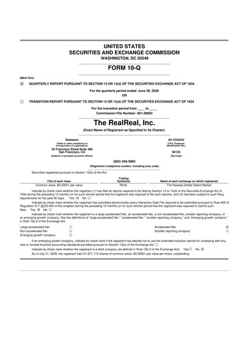 Thumbnail The RealReal
 10-Q Quarterly Report FY2026 