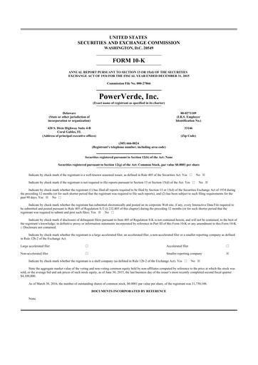 Thumbnail 374Water 10-K Annual Report 2015