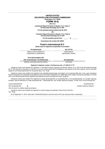 Thumbnail Expro Group 10-Q Quarterly Report FY2013 