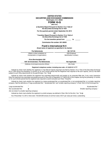 Thumbnail Expro Group 10-Q Quarterly Report FY2013 