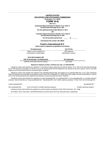 Thumbnail Expro Group 10-Q Quarterly Report FY2014 