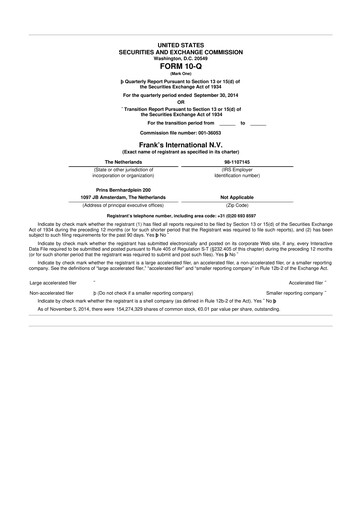 Thumbnail Expro Group 10-Q Quarterly Report FY2014 