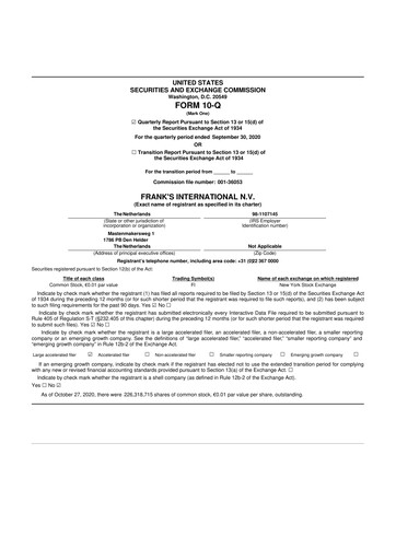 Thumbnail Expro Group 10-Q Quarterly Report FY2020 