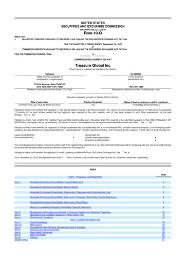 Thumbnail Treasure Global 10-Q Quarterly Report FY2023 