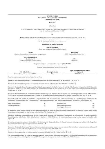 Thumbnail Northann Corp 10-K Annual Report 2024